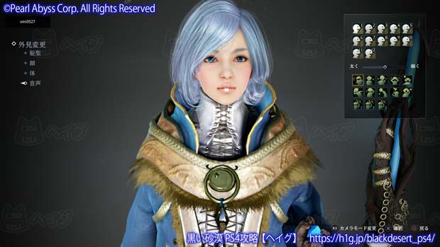 キャラメイクについて 黒い砂漠 Ps4 攻略wiki Black Desert ヘイグ攻略まとめwiki