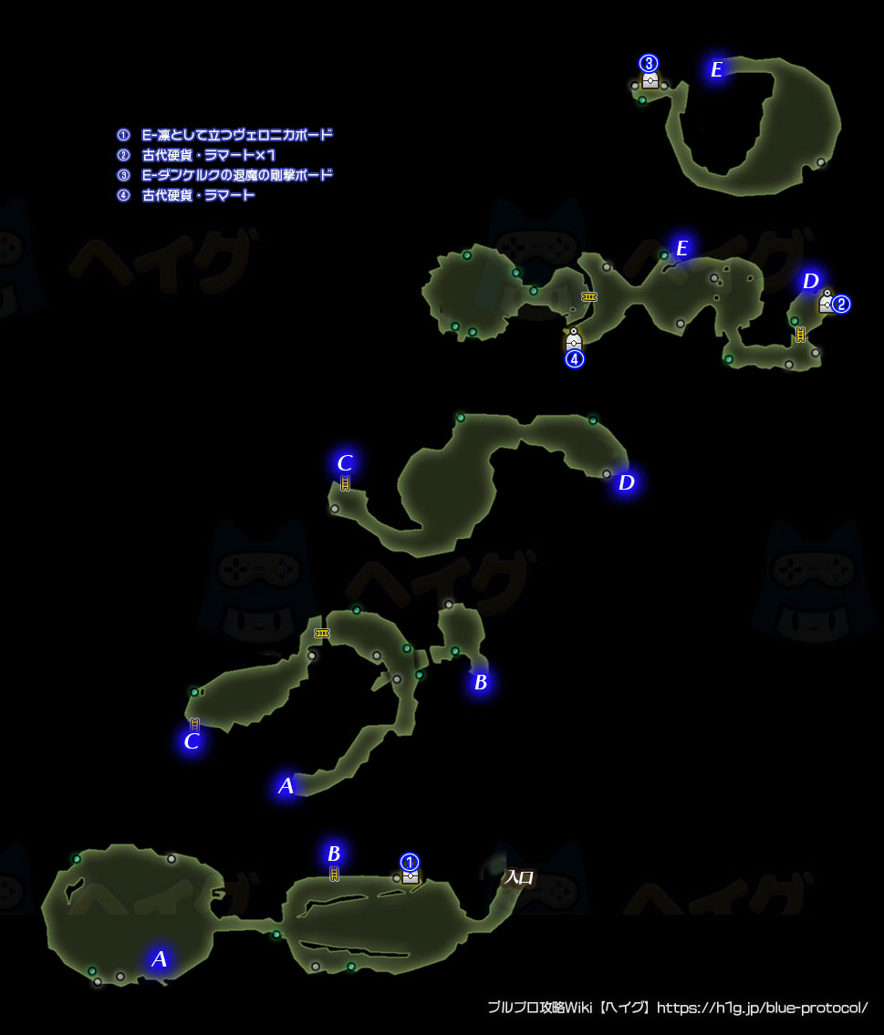 【ブルプロ】「暁の虫砦・自由探索」のマップ情報【ヘイグ攻略まとめWiki】