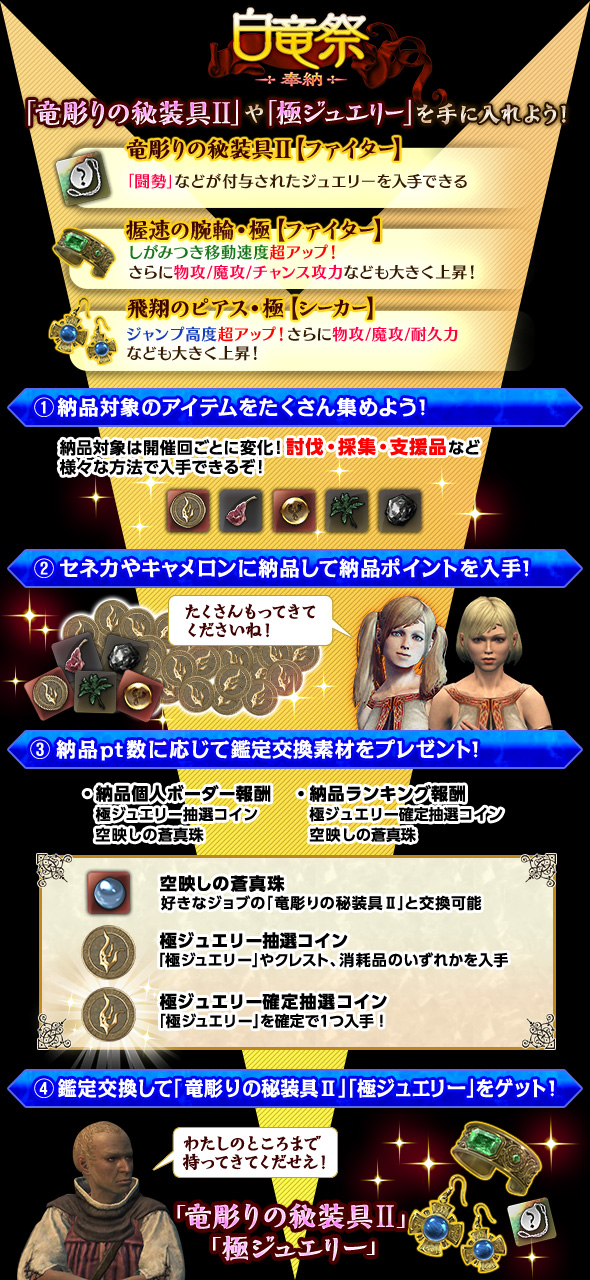 イベント 白竜祭 奉納 1906 Ddon ドラゴンズドグマ オンライン 攻略wiki ヘイグ攻略まとめwiki