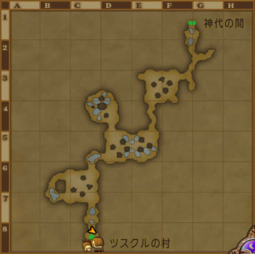 【ドラクエ10】「謎の地下迷宮」のマップ、出現モンスター、キラキラ、宝箱、釣れる魚について【ヘイグ攻略まとめWiki】