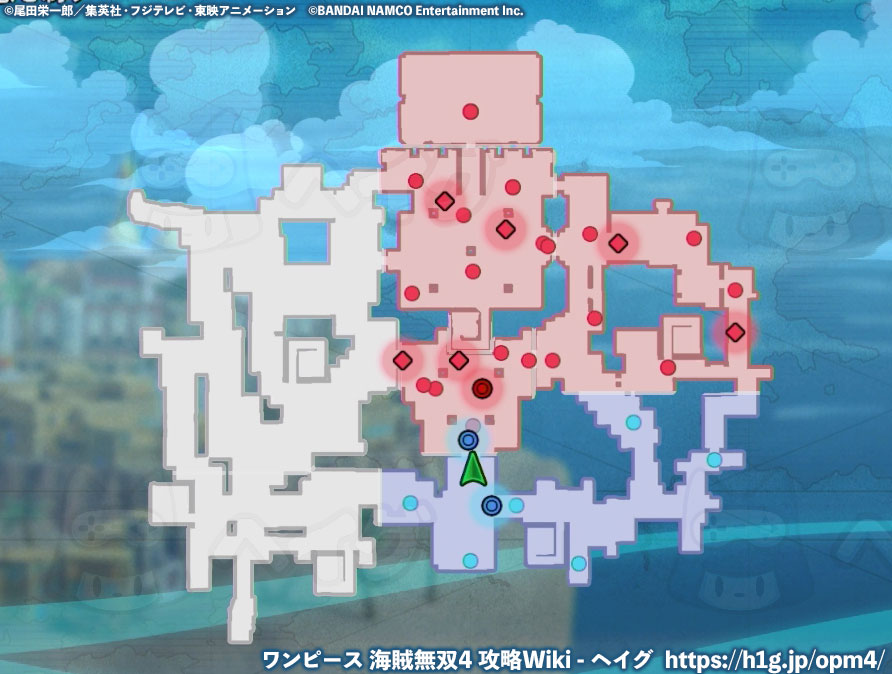 ワンピース海賊無双4 悪の軍団 悪を制す の攻略法 トレジャーログ 東の海 級 ワンピース海賊無双4 攻略wiki ヘイグ攻略まとめwiki