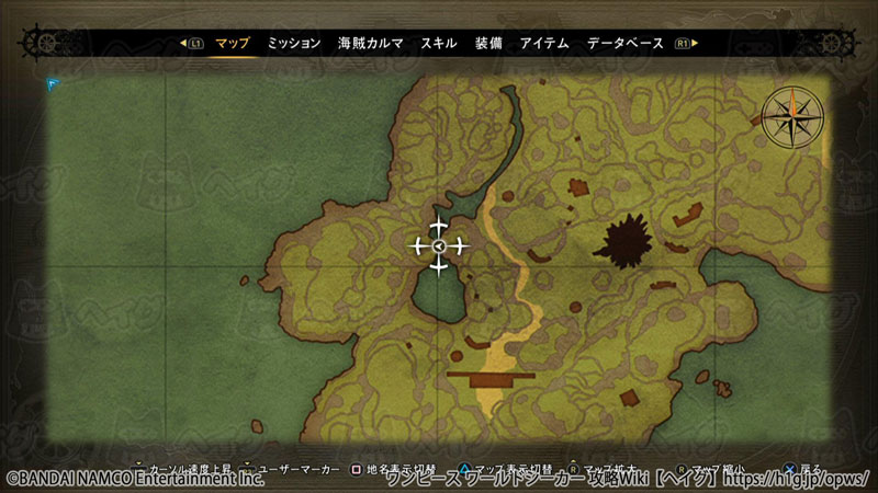 滝の地図 ワンピース ワールドシーカー 攻略wiki One Piece World Seeker ヘイグ攻略まとめwiki