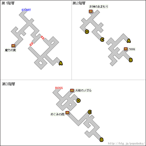 森の遺跡 第3階層 ポポロクロイス牧場物語 攻略wiki ヘイグ攻略まとめwiki