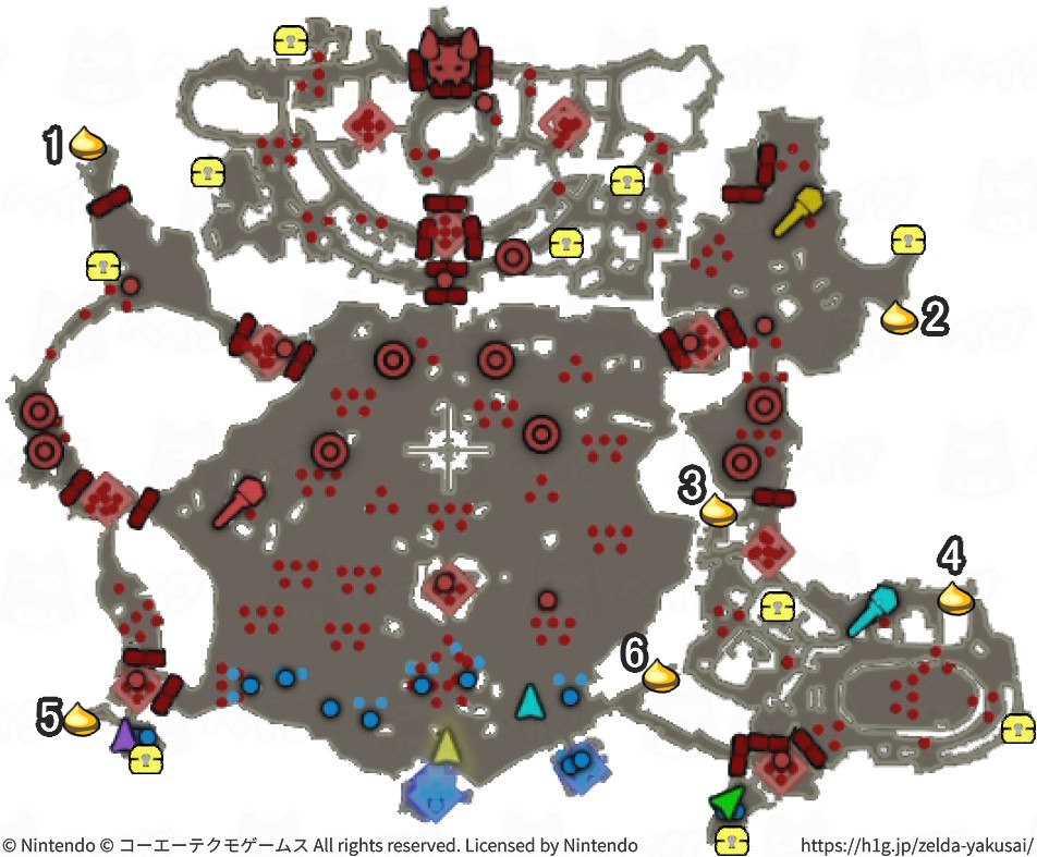 ゼルダ無双 コログのミ完全マップ 場所と入手方法 使いみち 厄災の黙示録 ゼルダ無双 厄災の黙示録 攻略wiki ヘイグ攻略まとめwiki