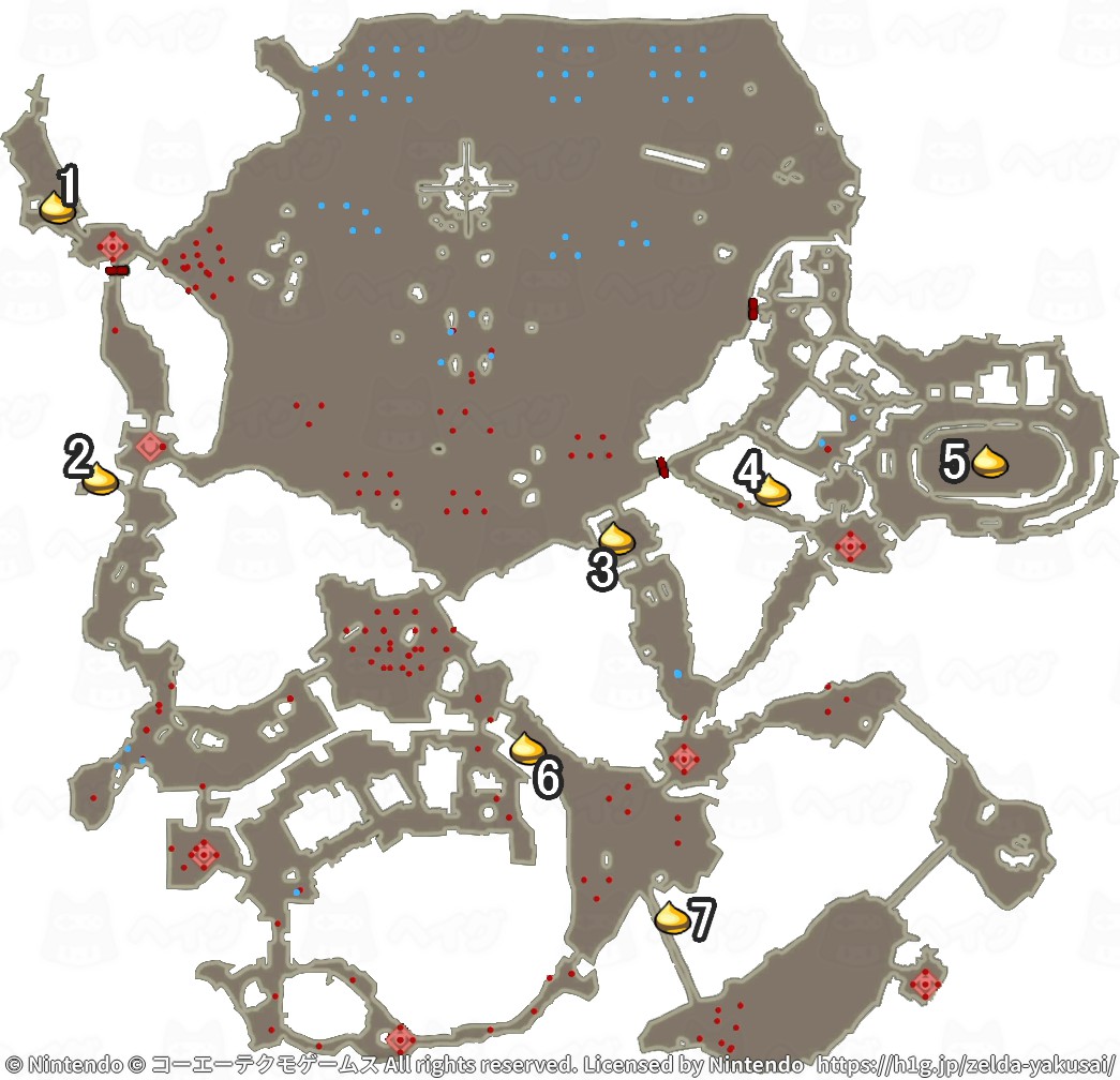 ゼルダ無双 コログのミ完全マップ 場所と入手方法 使いみち 厄災の黙示録 ゼルダ無双 厄災の黙示録 攻略wiki ヘイグ攻略まとめwiki