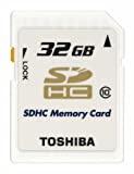 TOSHIBA SDHCメモリカード Class10 32GB